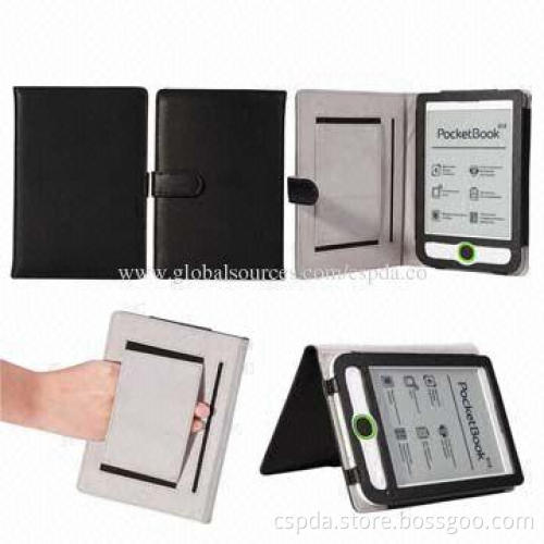 PU Book Style, Hand Strap e-book Reader Cases for Pocket Book 614